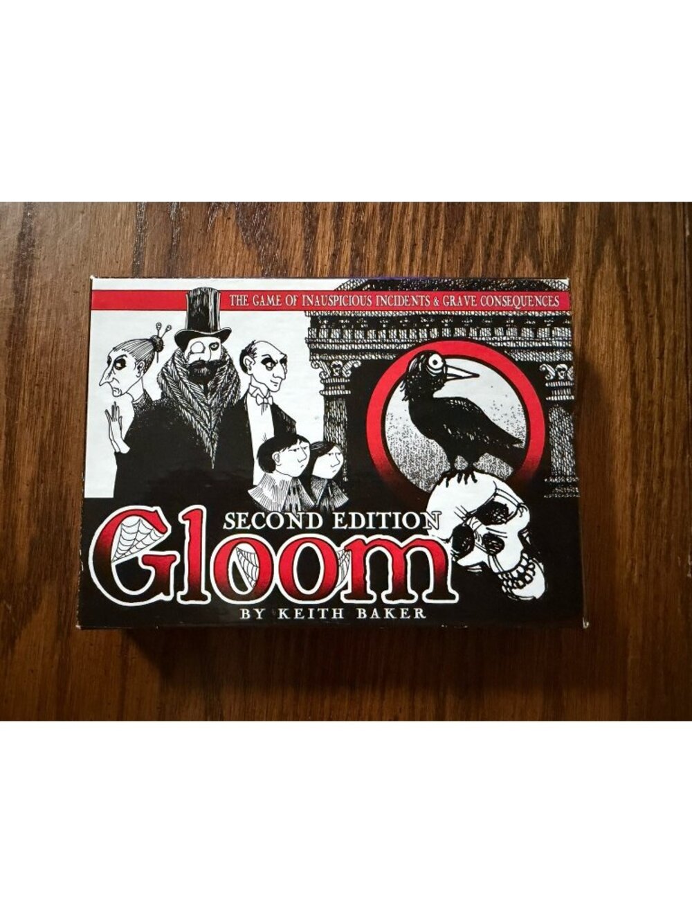 Gloom Second Edition Card Game Keith Baker Atlas Games 2014 Complete Excellent